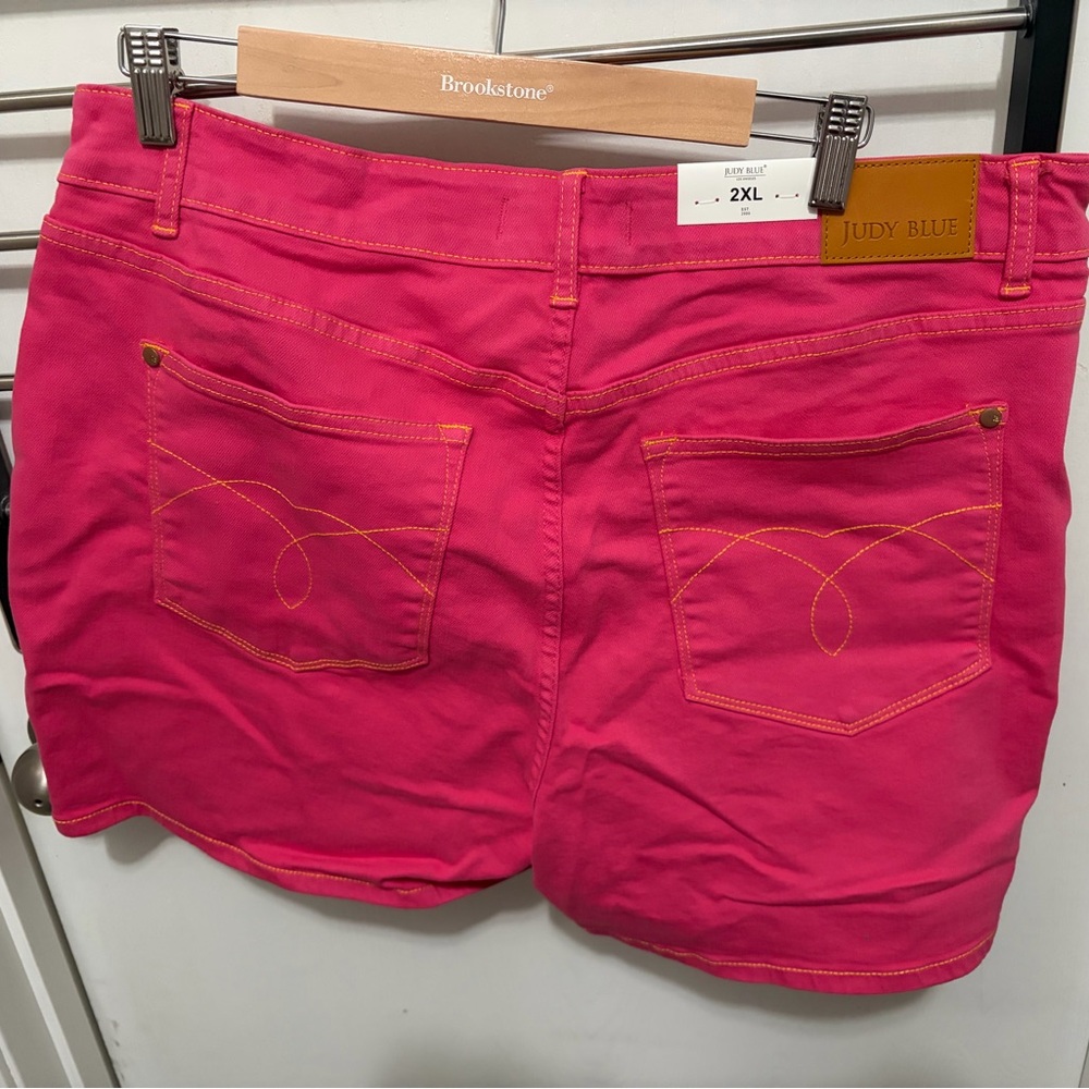 Judy Blue Women's Pink Shorts - Picture 2 of 5